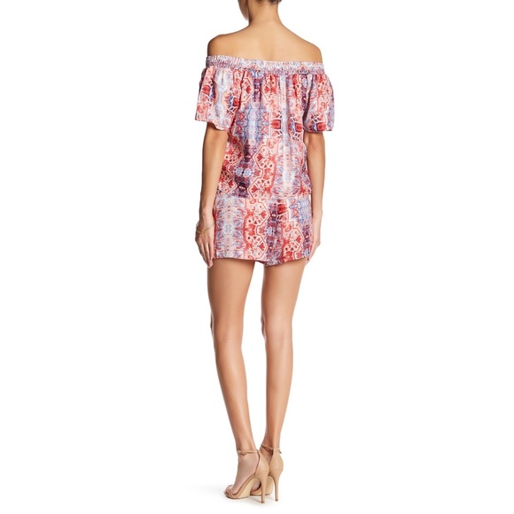 NWT Parker Kaling Romper Off-the Shoulder Marmari - Picture 2 of 8